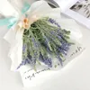 Fiori decorativi 1pc pacchetto di lavanda artificiale piante finte piante da matrimonio briglia di casa tavolo da casa per ufficio fatti a pografia