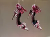 Zomer luxe tomsford spiegel lederen sandalen schoenen kristallen stenen punty juweel enkel-tie hoge hakken feestjurk bruiloft gladiator sandalias eu35-42 nieuw