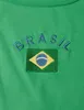 BRASIL Top For Women Tops Female Clothing Crop Top Sexys 90s Vintage Clothes Aesthetic Womens Blouses Emo Harajuku Y2k Woman 240327