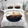 Zestawy pościeli Yin i Yang Tai Chi Balance Duvet Cover 2/3 sztuki Teens Boys Bracforter Niestandardowy kołdra poduszka