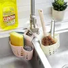 Porte-évier de cuisine suspendue panier de vidange de suceur de suceur étagère éponge d'organisateur de salle de bain porte-robinet rack accessoires de cuisine