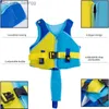 Спасательный жилет Buoy Daisenuo Chloroprene Rubber Rubber Lifet Jacket Kidrens Boys and Girls PFD Surfing Diving Snorkeling Asmersing для детей для детей Q240413