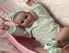 Lalki NPK 50 cm Pełna silikonowa Reborn Baby dziewczyna Wysokiej jakości ręcznie robiona farba 3D z widocznymi żyłami Wodoodporna zabawka do kąpieli 2209307045493