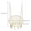 ポータブル屋外のハンモック織り耐久性のある吊り下げバスケットの天井の椅子パティオの外の中庭の庭の寝室のためにスイング