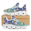 Casual Shoes Yikeluo For Women Fashion Print Sneakers Design Custom Pattern Flat Walking Running Sneaker