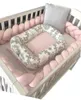 Baby Bumper Bed Breded Cribers Brochers pour garçons Girls Breat Broge Protecteur COT TOUR LIT BEBE TRESSE DÉCOR DE ROOM Q0828857933