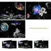 Kids artist toys gratter peinture magic astronaut espace art dessin kids éducatifs toys cadeaux christmans cadeaux jouet