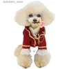 Ropa de perros New Earl Coat Shirt Camiseta Male Do Cat Weddin Clothin Teddy Bichon Yorkshire Maltés Fiesta de cumpleaños de Pomerania Do Clothy L49