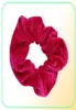 In tutto 46pcsset Vintage Hair Scrunchies Stretchy Velvet Scrolle Pack Women Bande per capelli elastici Girl Cesto Ties4360062