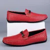 Sapatos casuais de couro genuíno masculino masculino solo de homens confortáveis mocassins dirigindo mocassins dirigindo