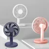 Electric Fans Portable Electric fan USB Rechargeable 3-gears Wireless 2000mah desktop fan Circulator Cooling Fan for camping Desktop Office