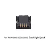 JCD 1PCS für PSP 1000 2000 3000 LCD -Bildschirmanzeige Flex -Kabel -Anschlussanschluss Backlight -Sockel Ersatz