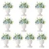 10pcs Metal Flower Arrangements Pot pour la table de mariage Plante de la pièce maîtresse de la pièce maîtresse en vase