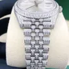 Luxury à la recherche entièrement Iced Out for Men Woman Top Craftsmail Unique et cher Mosang Diamond 1 1 5A Montres pour Hip Hop Industrial Luxurious 8788