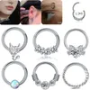 Neusringen studs sieraden chirurgisch staal septum klikring punk vrouwen mannen zirkoon hoepel lichaam ps0894 drop levering dhrro