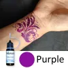 Levert tijdelijke tattoo -inkt 10 ml vloeibare tatoeagepasta zwart bruin rood bruin henna kegels Indian voor tijdelijke tattoo sticker body verf