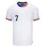 2024 2025 United states PULISIC Soccer Jerseys McKENNIE REYNA McKENNIE WEAH SWANSON USAs 23 24 25 MORGAN RAPINOE Men kids kit Football Shirt