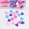 Resin Filling Love Heart Polymer Clay Slices Epoxy Resin Shaker Filler Lovely Heart Shape Mix Valentines DIY Silicone Resin Mold