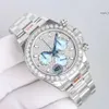 Diamentowe zegarek Męskie automatyczne mechaniczne 7750 Funkcja rozrządu Designer Watches Sapphire 40 mm Women Wristwatches Dimontre de Luxe