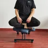 Adjustable Ergonomic Kneeling Chair Home Office Computer Chair with Casters Upright Stool Students Improves and Corrects Posture