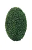 Dekorativa blommor kransar 2840 cm konstgjord växt topiary boll faux boxwood bollar för trädgård balkong trädgård bröllop dekor 387747690870