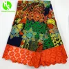 Nieuwste 5 yards Ankara Wax Lace Fabric 2023 Hight Qualiy African Wax Embroidery Fabric For Woman Party Dresses Material