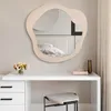 Kızlar Sevimli Koreli Dekoratif Aynalar Güzellik İç Retro Banyo Dekoratif Aynalar Vintage Espejo Pared Ev Dekor yn50dm