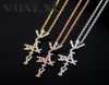 Rótulo Hip Hop Jack Pingente Pingente Gold Silver Bated com Chain Chain Mens Bling Jewelry7007088