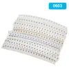 SMD MOSTOR KIT 1% 1206 0402 0603 0805 1R - 1MR 0R - 10MR legeringsmotstånd 2512 100% NY CHIP MOSTANCE ALLTID SET