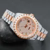 Luxury Looking Full Regardez Iced Out for Men Woman Top Craftsmail Unique et cher Mosang Diamond 1 1 5A Montres pour Hip Hop Industrial Luxurious 3656