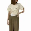 CL Home High Edition 2023 Classic Chest Letter Print Short Sleeve T-shirt eenvoudige veelzijdige korte mouw