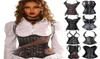 Corsetto Steampunk Top Women Corset Sexy Bustier Corselet Corselet Overbust Leather Bustier Waist Trainer Plus size 6xl Acciaio Bonded13106546