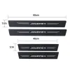 Luminous Car Door Threshold Sill Protective Plate Rear Trunk Bumper Sticker for Dodge JOURNEY Logo CALIBER RAM DART Accessories