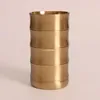 Vases Brass Vase Desktop Flower Pot Arrangement Container Home Office Table Decoration Dropship