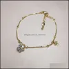 Schmuckeinstellungen Diy Perlenarmband 14K Gold gefülltes Armbänder für Frauen, die leere Mode Weihnachtsgeschenke Geschenke DROP DHM8O