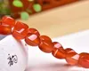 Charm Bracelets Natural Red Agate Stone 8X12mm Bracelet For Women Men Simple Energy Academic Magnetic Field Jewelry