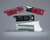 Metal TDI Car Front Grille Grill Emblem Badge Logo012348321935