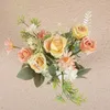 Fleurs décoratives 1pcs mariage artificiel maison d'automne décoration de haute qualité Big Bouquet Luxury Fake Flower Arrangement