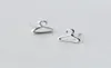 Stylish Small Hangers Ear Stud Silver Alloy Personalized Girls Birthday Gifts Punk Jewelry Coat Hanger Studs Earrings6231557