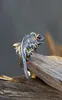 Adjustable Lizard Ring Cabrite Gecko Chameleon Anole Jewelry Size gift idea ship3939652