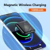 Chargers 10000mAh Magnetic Qi Wireless Charger Power Bank para iPhone 14 13 12 Pro Max mini portátil carregador de bateria PowerBank PowerBank