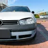 2PCSヘッドライトスタイリング眉まねりのカバーフォルクスワーゲンVWゴルフ4MK4 GTI TDI SDI R32 1997-2006 GLOSS BLACK