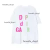 Men, camiseta, designer de camiseta, designer feminino, homem de algodão, roupas de homem, tamanho S-xl Casa Gallary Dept Shirt 114