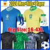 XXXL 4XL 2024 البرازيلات ريتشارليسون كرة القدم قمصان G.JESUS ​​24 25 VINI JR RAPHINHA MARQUINHOS L.PAQUETA Player Player Player