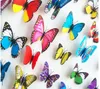 Various colors Butterfly Fridge Magnet Sticker Refrigerator Magnets 120PCSpackage Decals for fridge kitchen room living room Home5931713
