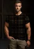 2024 men's short sleeved summer fitness T-shirt plaid T-shirt designer T-shirt men's luxury brand street dance top shorts casual wear DDTX172