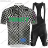 Rowerowe koszulki setki 2023 Trinity Racing Team Cycling Jersey Set Men Cycling Odzież Letnie koszulki rowerowe Suit Rowcy BIB STROSS MTB MAILLOT L48