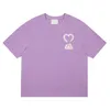 loveheart a ricamo da donna amante maglietta magliette magliette sportive magliette ricche uomini camicia sportiva maglietta tocchetta per tracce