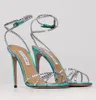 Summer Luxury Aquazzura Dance Plexi Sandals Chaussures