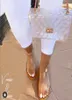 Shoes For Women Jelly Slides Summer Slipper Clear Sandals Handbag Double Strap Transparent Flat And Purse Set Pantufa Bag Slippers8228072